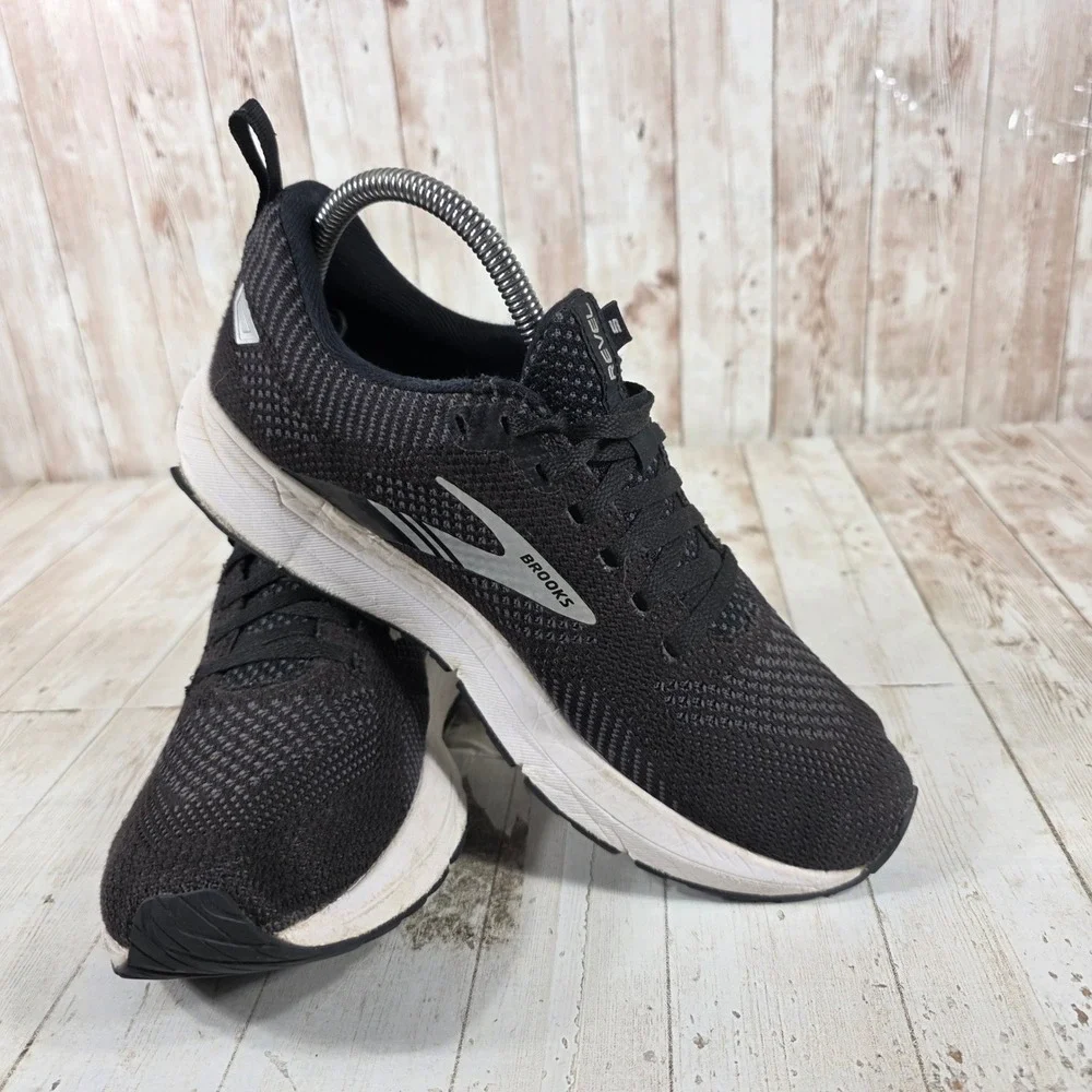 Brooks Revel 5 Womens Running Shoes Black White 1203611B036 Size 8
